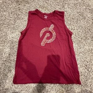 Peloton Burgundy Sleeveless Top